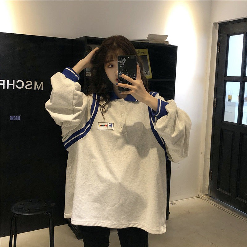 Áo Thun Tay Dài Có Cổ Cá Tính Hợp Thời Trang Dành Cho Nữ | BigBuy360 - bigbuy360.vn