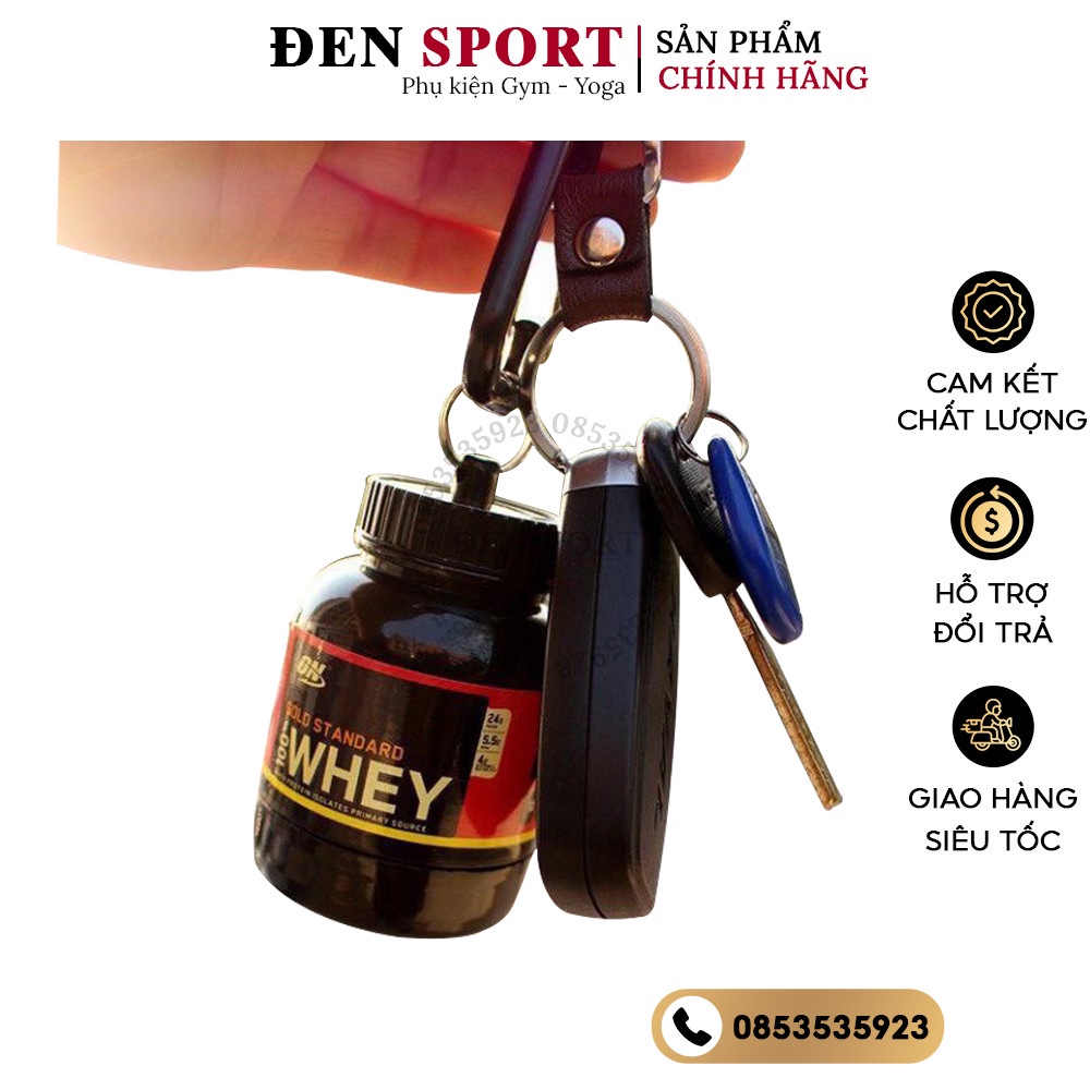 Bình đựng Whey, Mass mini, iShaker ĐenSport - 30g