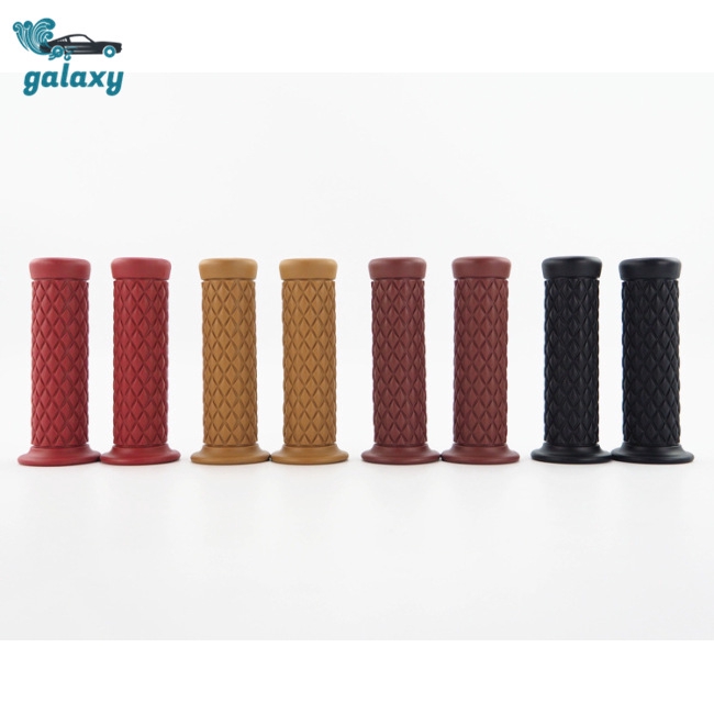 Bộ 2 cùm tay lái cao su 7/8&quot; 22mm màu cafe dành cho xe máy