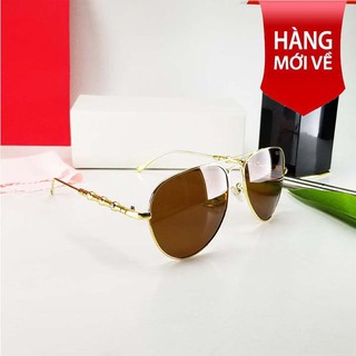 Mắt kính râm nam - Đủ hộp đựng và khăn lụa - Bảo hành 12 tháng