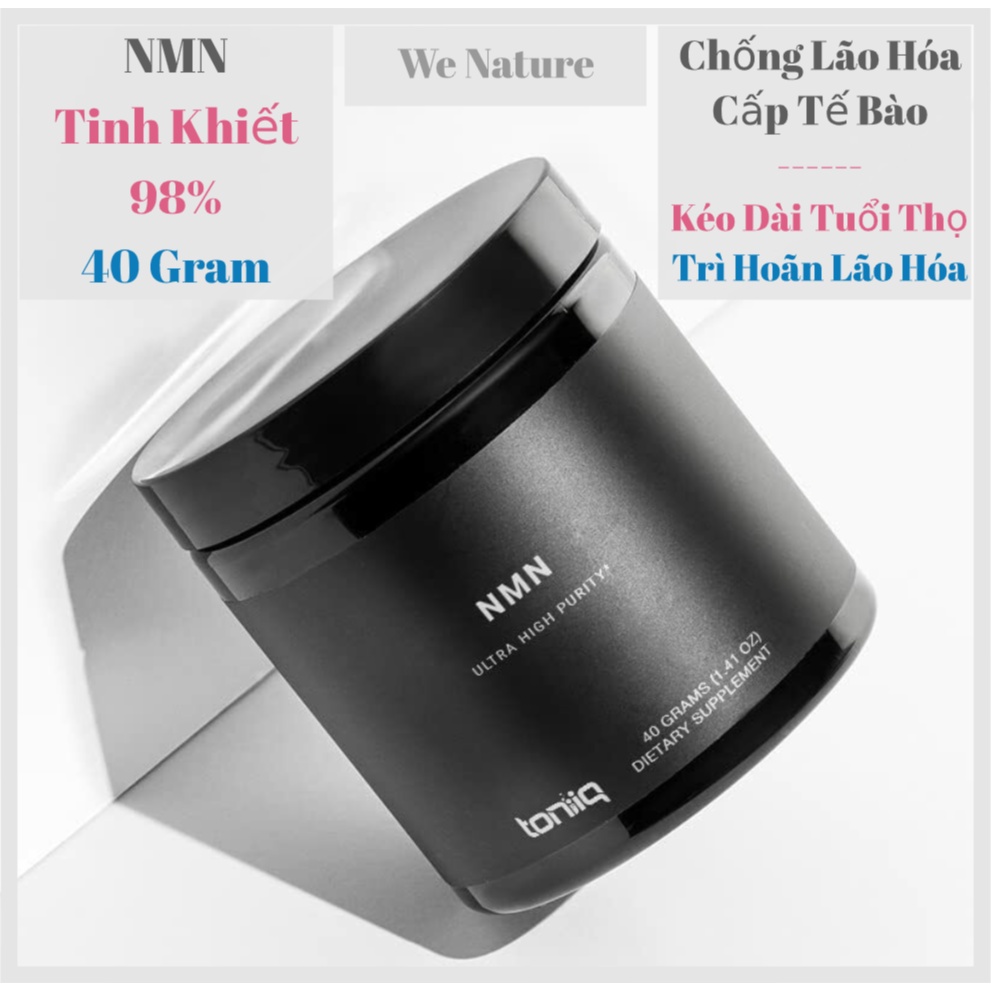 NMN 40 gram - Tinh Khiết 98% - Chống Lão Hóa - Sửa Chữa Tế Bào - Nicotinamide Mononucleotide - Toniiq