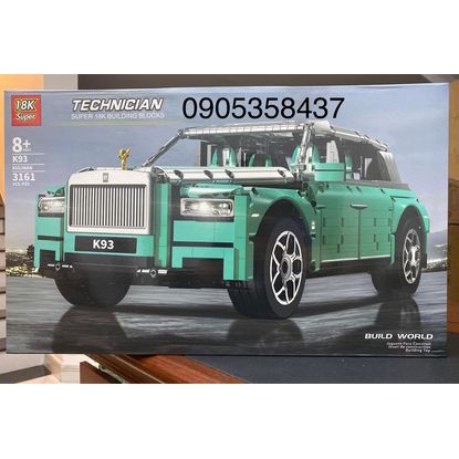 18K K93 Đồ chơi lắp ráp siêu xe Rolls-Royce Cullinan siêu sang