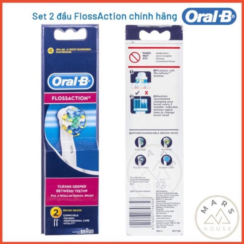 đầu bàn chải điện oral-b braun