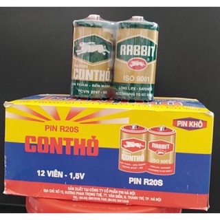 Vỉ 2 viên pin con thỏ cỡ đại