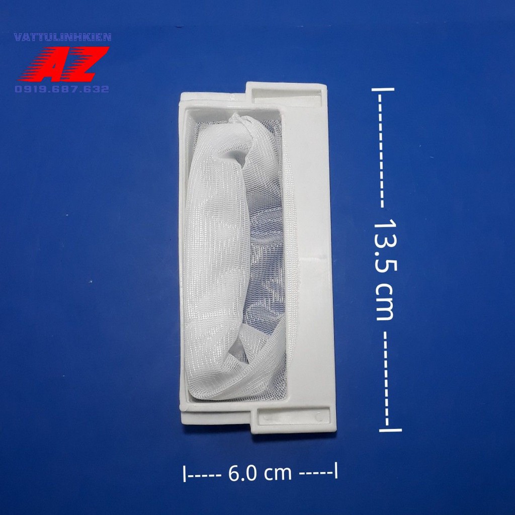 SET 02 túi lưói lọc KT 13.5cm x 6 cm cho máy giặt SANYO