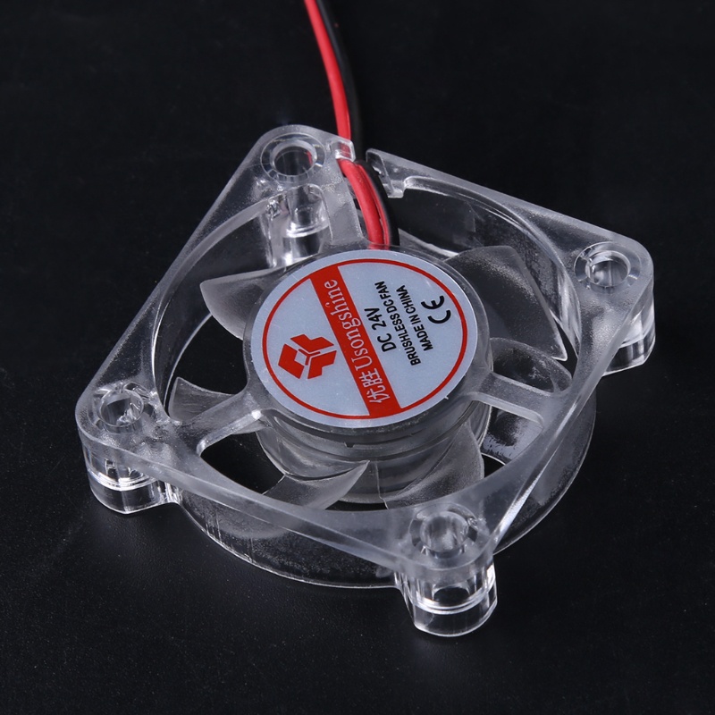 Quạt Tản Nhiệt Đèn LED 12V 24V RGB 3010 4010 2510 Cho Máy In 3D