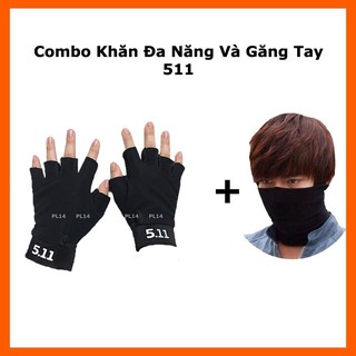 Combo Khăn Đa Năng Và Găng Tay 511 Cá Tính