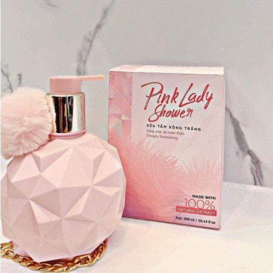 Sữa tắm xông trắng truyền trắng Pink Lady 300ml dưỡng da dưỡng ẩm | BigBuy360 - bigbuy360.vn