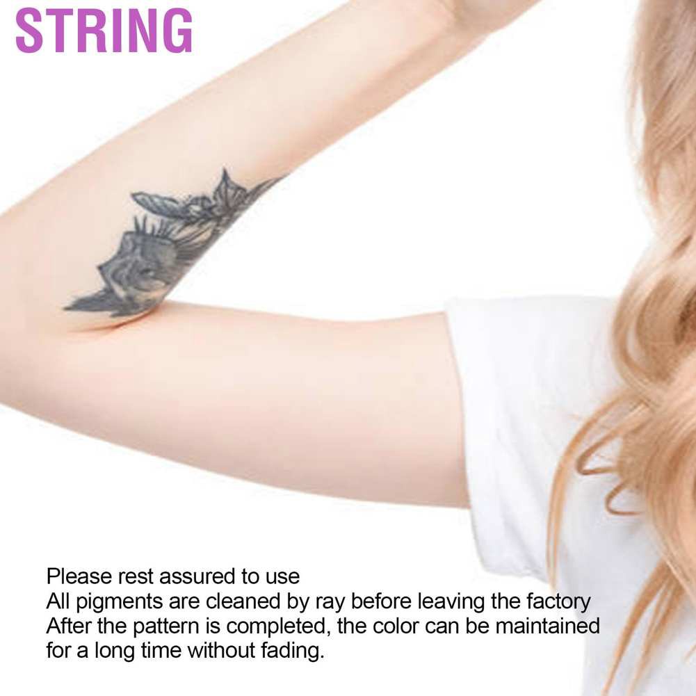 String Professional Portable Fast Coloring Body Tattoo Pigment Long Lasting Ink 90ml