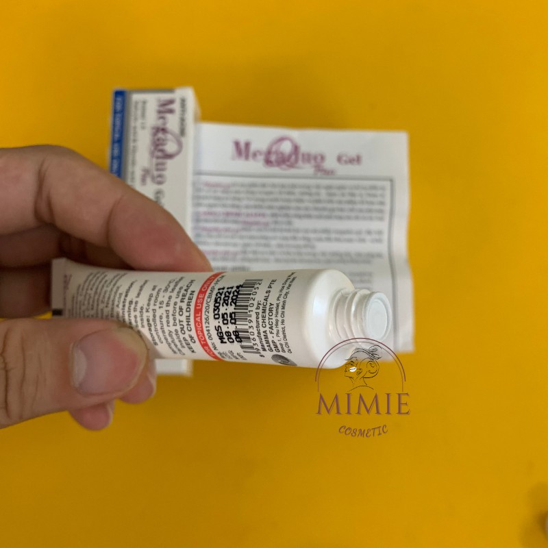 [CHÍNH HÃNG] Megaduo/ Megaduo Plus gel - Giảm mụn, Giảm thâm, Dưỡng da - Bản thường AHA và Retinol 1.0 tuýp 15g