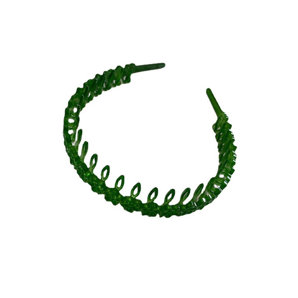 Băng Đô Cài Tóc Màu Trơn Đính Hoa Nhựa acrylic Chống Trượt Thời Trang Mới