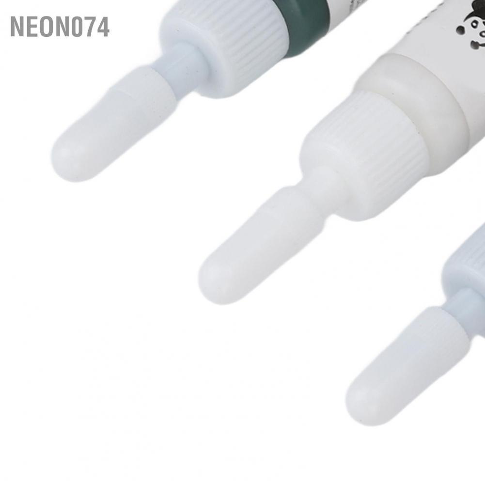 Neon074 6 Colors 5ml Tattoo Ink Kit Long Lasting Fast Coloring Professional Pigment for Tattooists