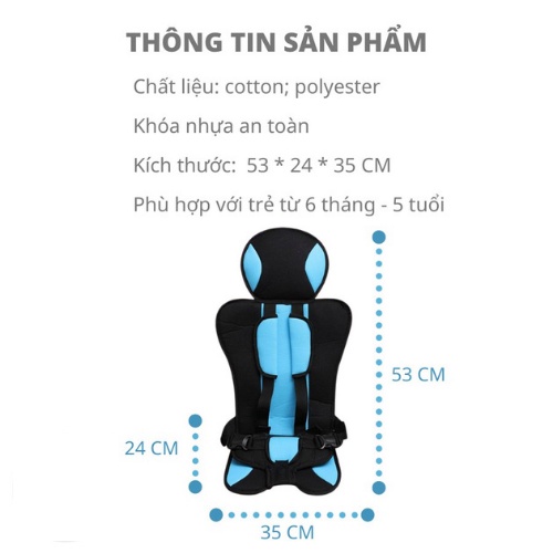 Đai ghế ngồi ô tô an toàn cho trẻ em loại cao cấp