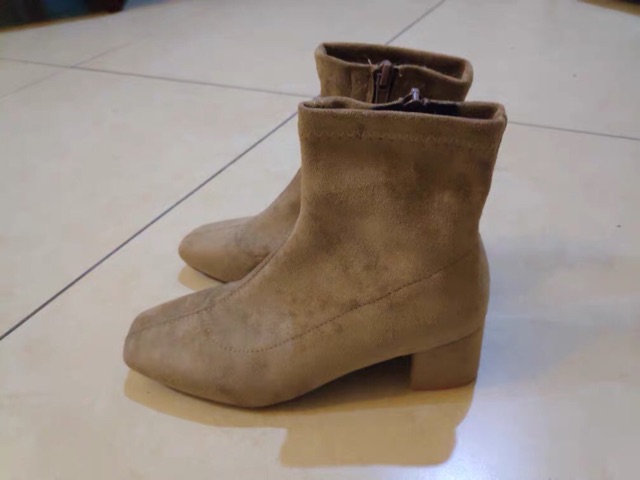 ( Sẵn ) Boots cao cổ gót 5cm tôn dáng cho mùa thu đông 2019, hàng quảng châu loại đẹp - 1322