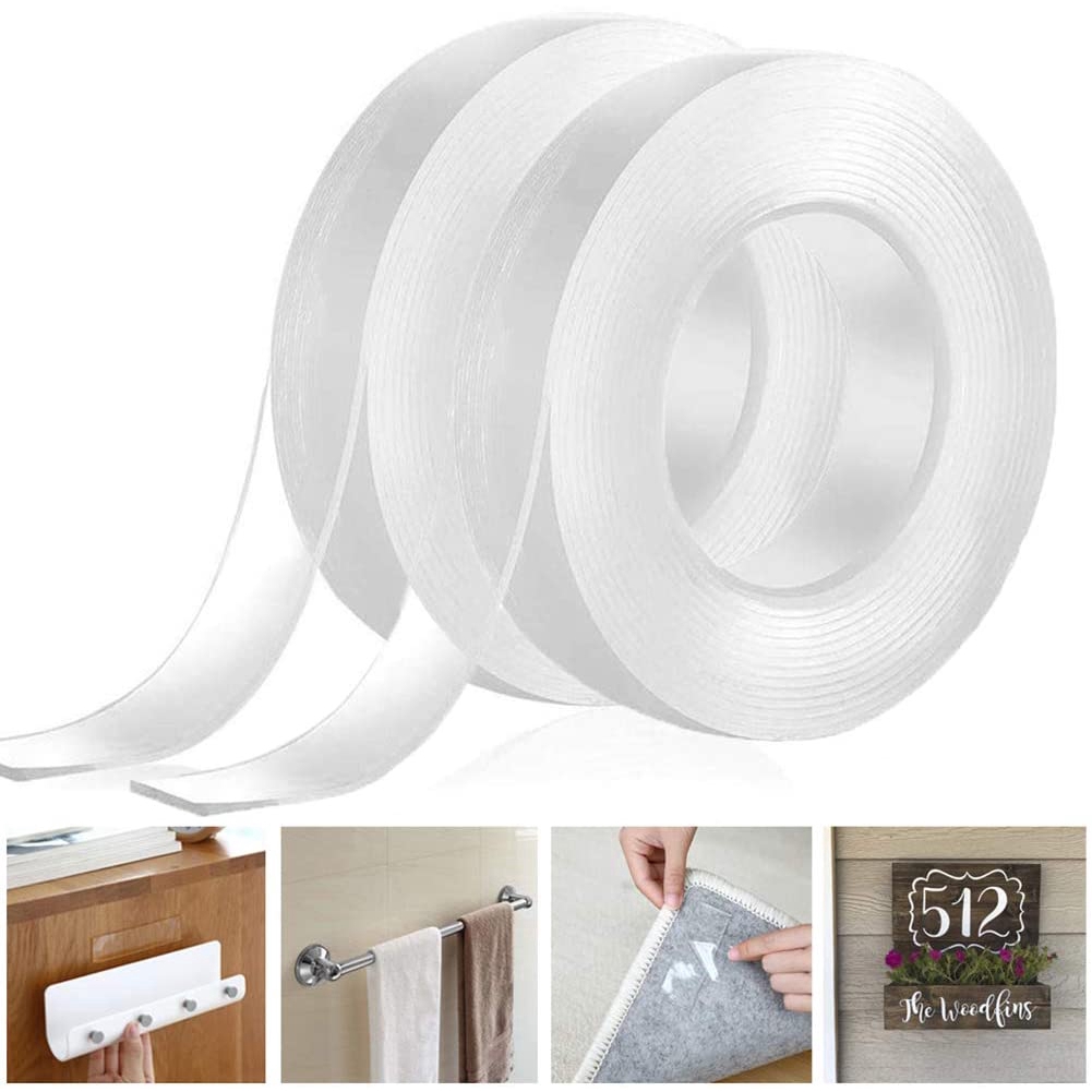 Cuộn Băng Keo 2 Mặt Trong Suốt 1m / 2m / 5m