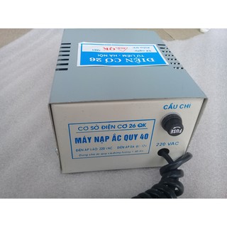 Nạp ắc quy điện cơ bqp 26-12v-40 ampe