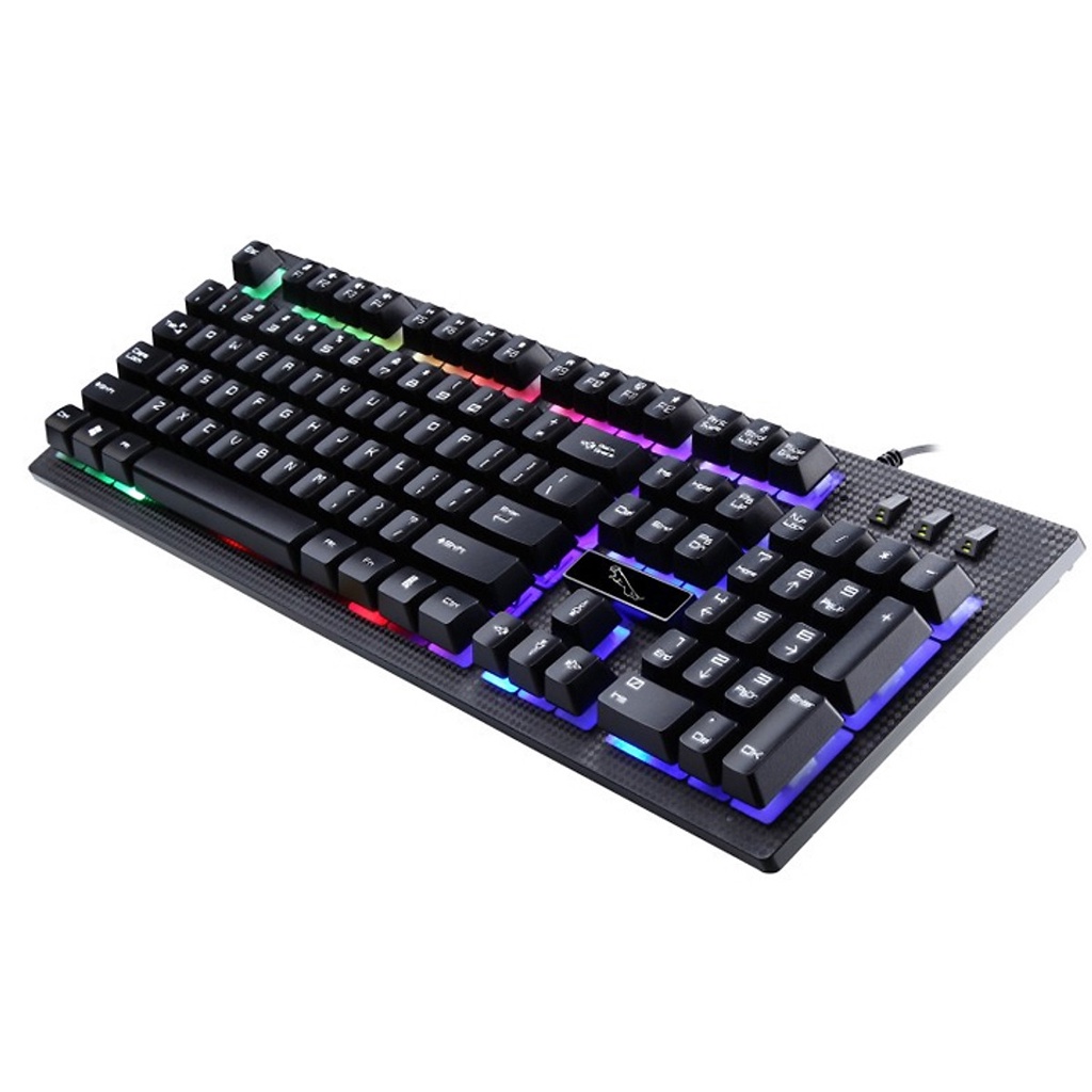 Bàn phím Giả cơ máy tính Bloody Hp K300 Fortech  Warship Gaming chơi game, văn phòng cực xịn led RGB