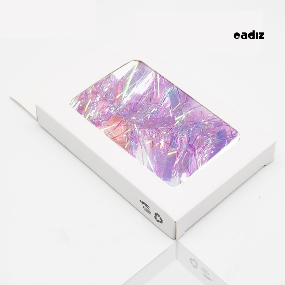 [Hàng mới về] Sợi thủy tinh trang trí móng tay tráng gương sáng bóng lấp lánh