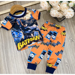 Bộ Thun lạnh loại  1 in 3D quần dài cho Bé Trai bé gái  Từ 10 - 22kg