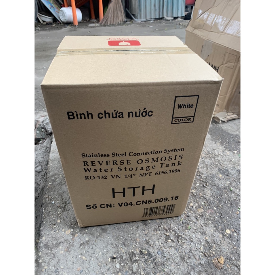 Bình áp sắt, bình chứa nước lõi thép bọc nhựa máy lọc nước 10L