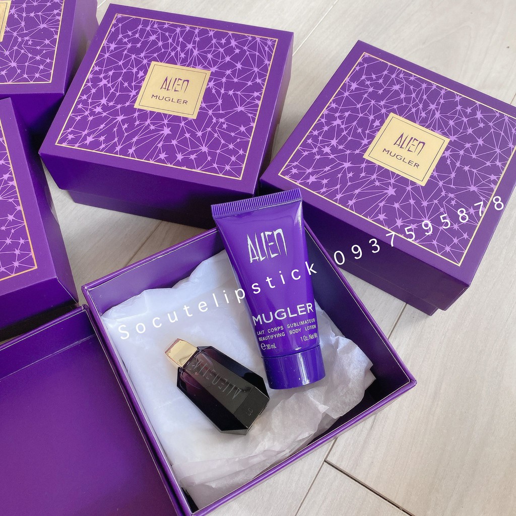 Set Dưỡng Thể + Nước Hoa Alien Mugler