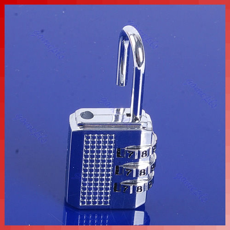 Ổ Khóa Hành Lý Mật Mã 3 Chữ Số Không Chìa Tiện Dụng