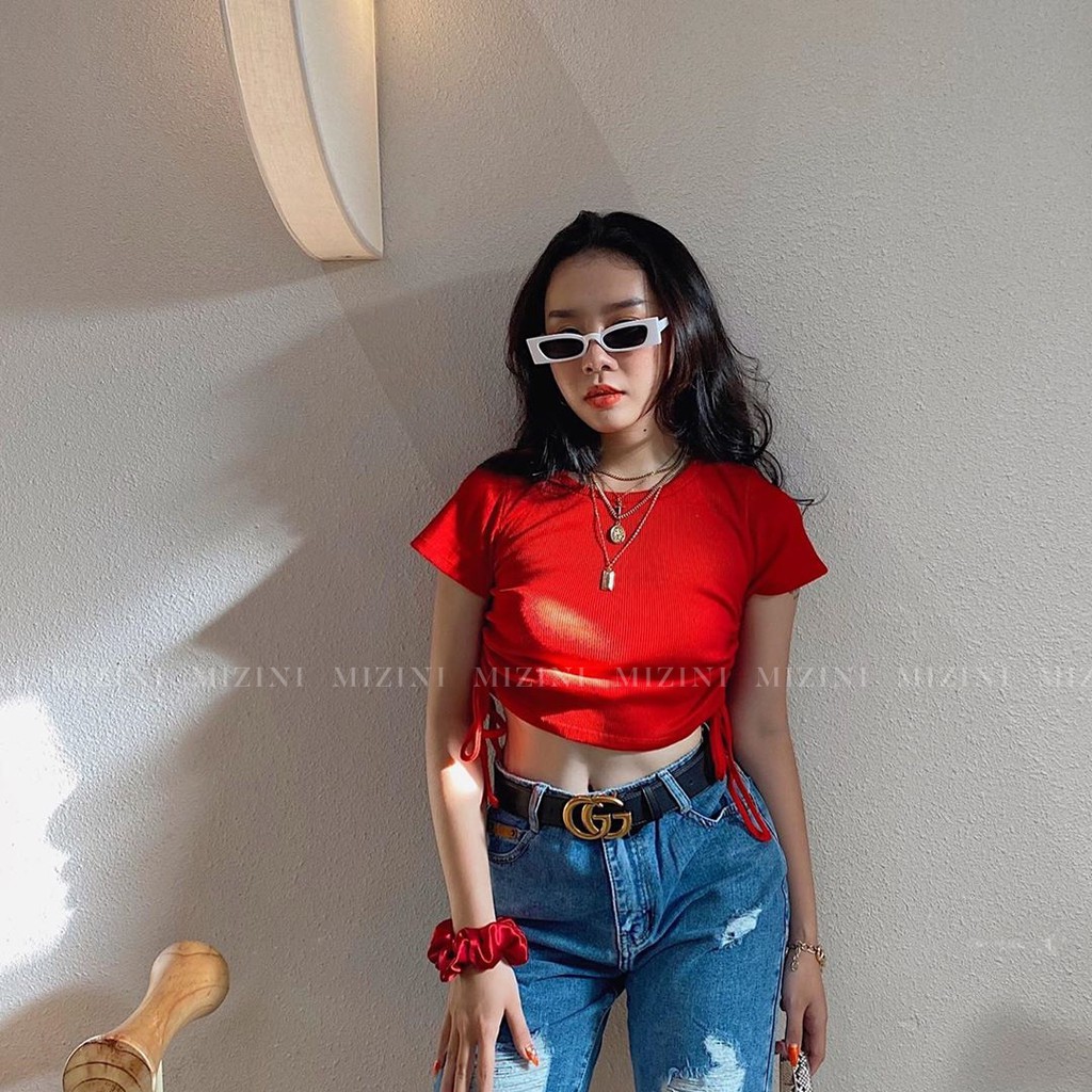 Kính mát nữ MIZINI phong cách Retro kính râm nữ Hot Trend