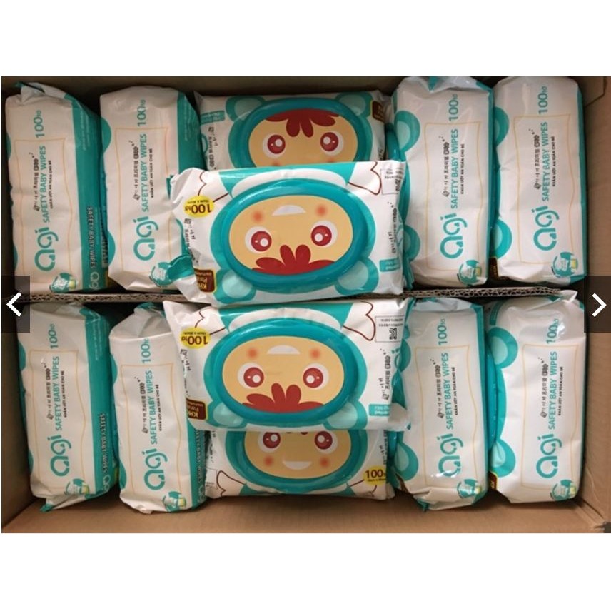 Khăn giấy ướt Agi không hương 100 tờ