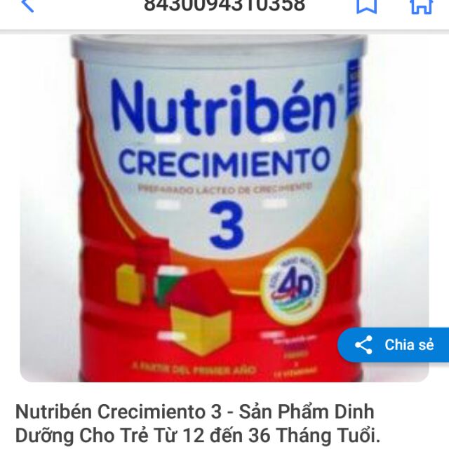 Combo qNutriben 3( 1-3y)  giá sốcq