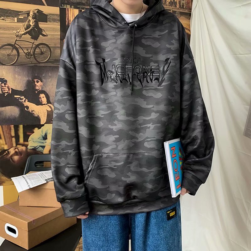 Men's Long Sleeve Jacket With Hooded Camouflage Pattern For Men | BigBuy360 - bigbuy360.vn