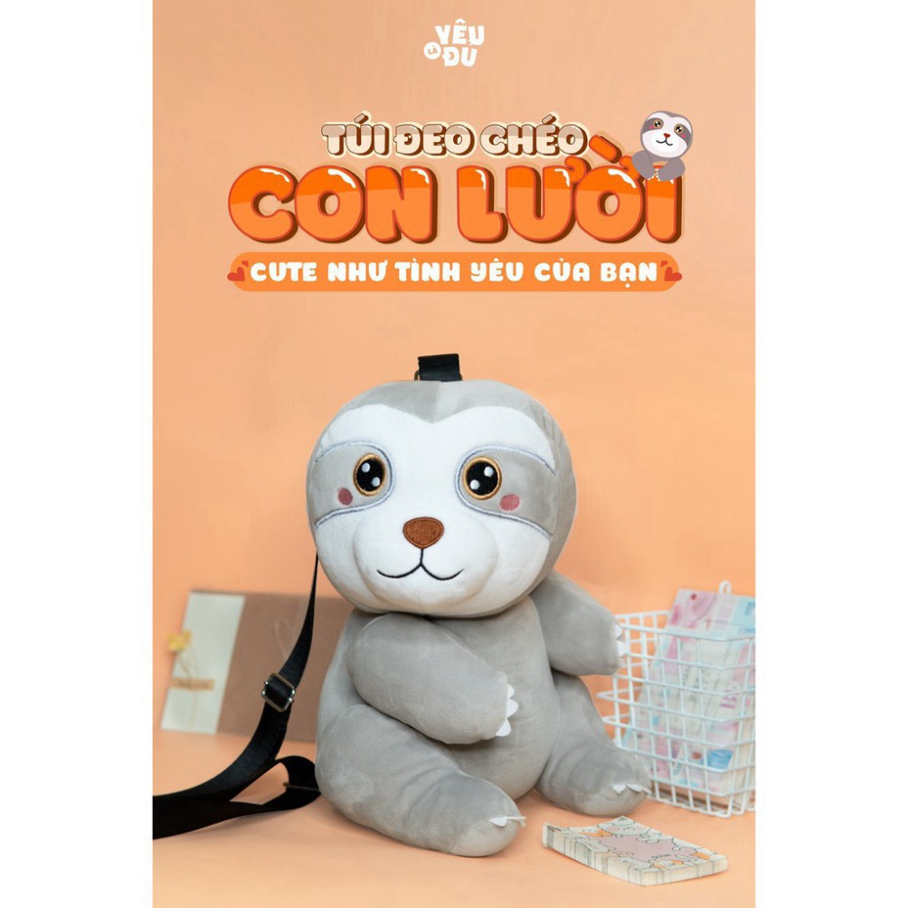 Túi đeo chéo nữ cute dễ thương phong cách Hàn Quốc, túi ulzzang - Cute Như Tình Yêu Của Bạn - YÊU LÀ ĐỦ