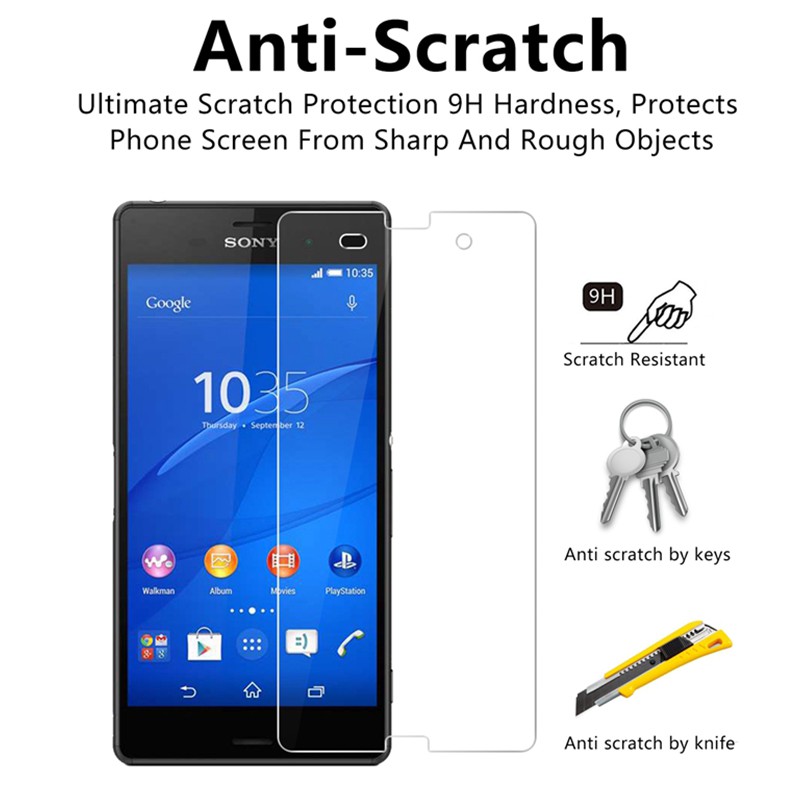 Kính Cường Lực Cho Sony Xperia Z1 Z2 Z3 Z3Plus Z4 Z5 Z5Premium