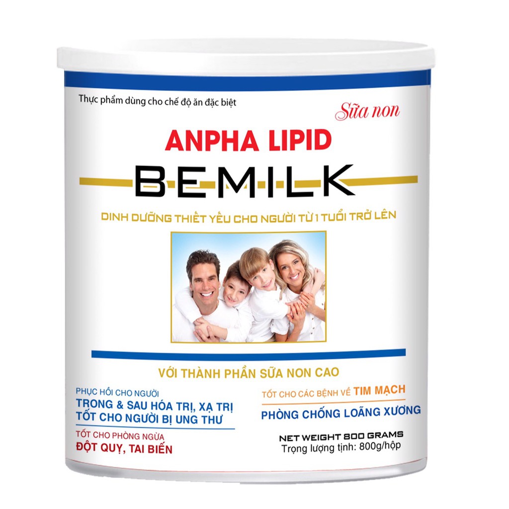 [Chính hãng check mã code] Sữa non Alpha Lipid Be milk duỡng chất thiết yếu&siêu kháng thể,thay thế bữa ăn phụ