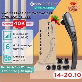 Máy Massage Cầm Tay KINGTECH KT-1768 Mát Xa Toàn Thân - Chuyên Sâu Vai Cổ, Chân, Lưng, Tay, Giảm Đau Cứng Cơ