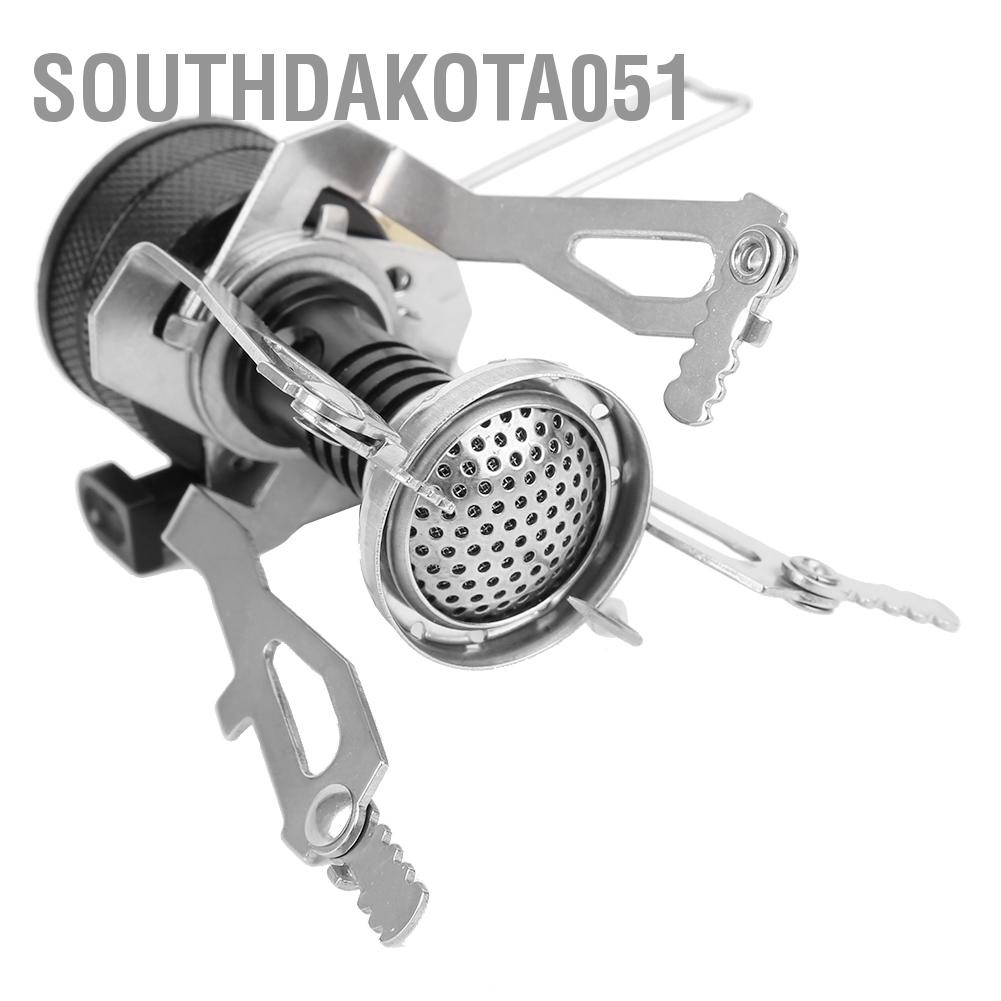 Southdakota051 Cắm trại ngoài trời Bếp gas Mini Di động Đi bộ dã ngoại đốt Dụng cụ nấu ăn