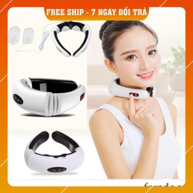 máy massage trị liệu cổ vai gáy KL5830, massage xung điện từ trường cân bằng âm dương cao cấp