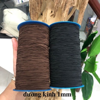 Dây thun chun tròn xâu chuỗi xỏ hạt 1mm co giãn, làm sỏ sâu thắt đan vòng tay độ co dãn cao bền đẹp, tag treo sản phẩm