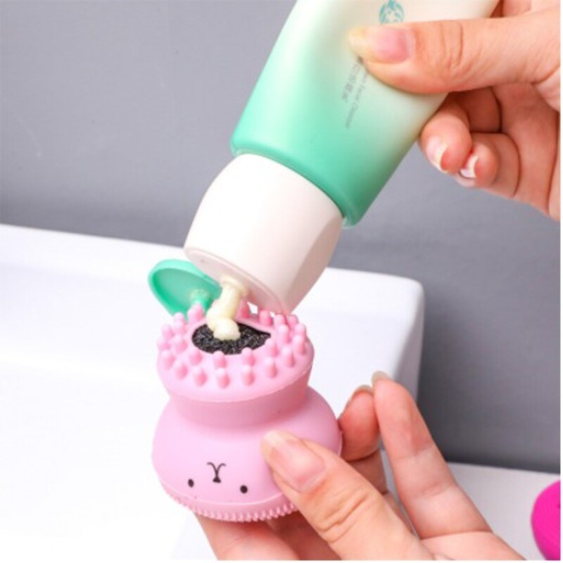 Cọ Rửa Mặt Tẩy Tế Bào Chết Thiết Kế Hình Bạch Tuộc Dễ Thương SIGO