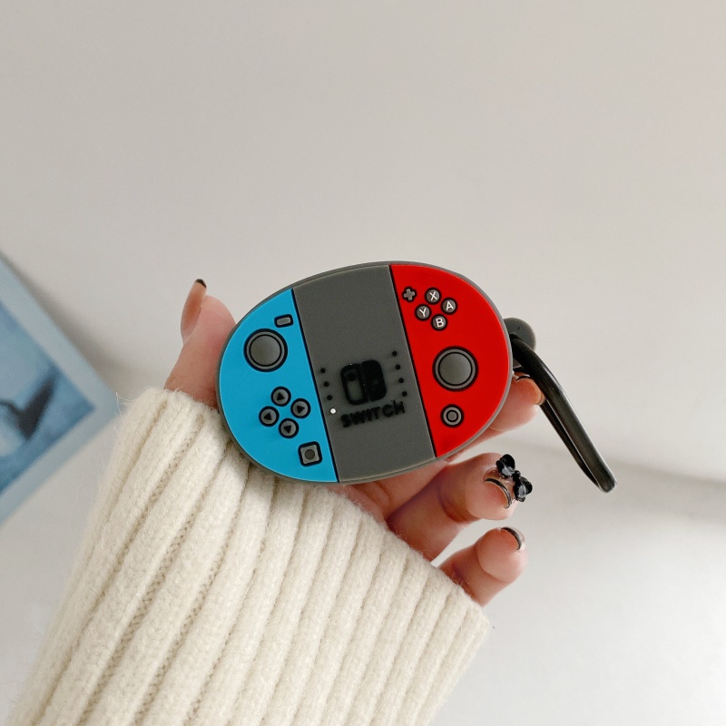 Vỏ Bảo Vệ Hộp Sạc Tai Nghe Không Dây Baseus Bowie E2 Bằng Silicon Họa Tiết Phi Hành Gia Hoạt Hình Cho Baseus E2