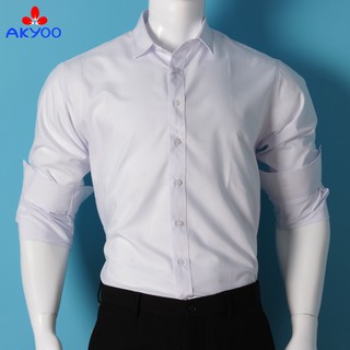 ( size 80-150kg) Áo Sơ Mi Trắng Nam Big Size