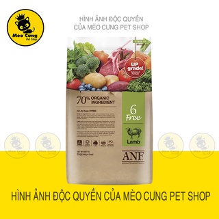 [6KG] HẠT ANF VỊ CỪU CHO CHÓ TRÊN 6 THÁNG TUỔI, 6 Free Organic ( VỊ CỪU), ANF, HẠY ANF CỪU