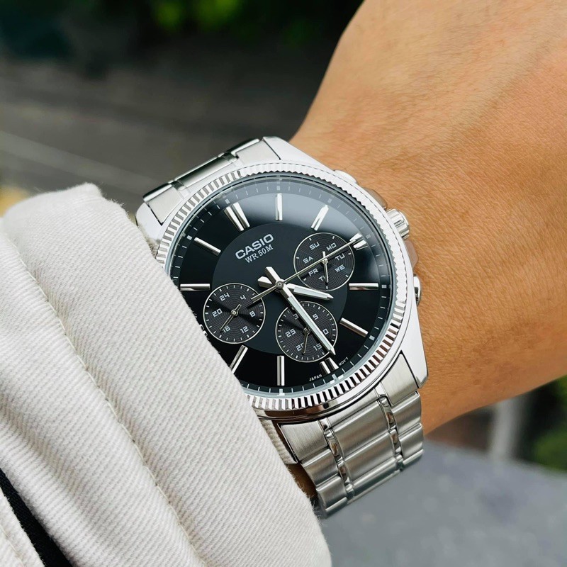 Đồng Hồ Nam Dây Kim Loại Chính Hãng Casio MTP-1375D-1AVDF