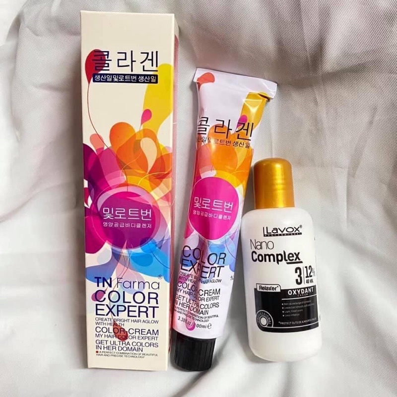 thuốc nhuọm xanh dương +oxi+gang tay
