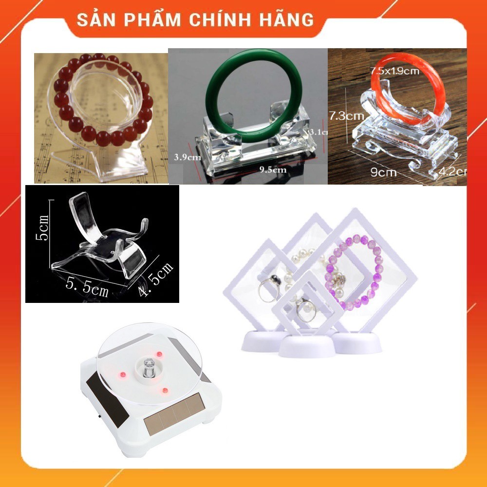 Đế mica trưng bày vòng tay loại dày kệ đựng trang sức chất liệu nhựa mica cao cấp JSP.