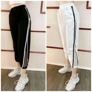 Quần đũi lưới dài tam giác 2 sọc siêu tôn dáng