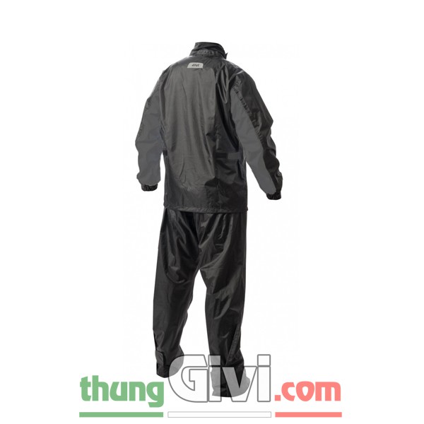 Áo mưa Givi RRS06 chính hãng - Màu đen xám
