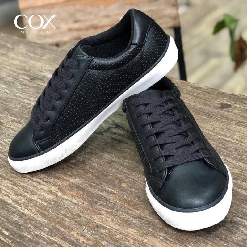 Giày cột dây Cox shoes 2922 black