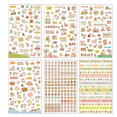 GIẤY DÁN STICKER HOẠT HÌNH DỄ THƯƠNG