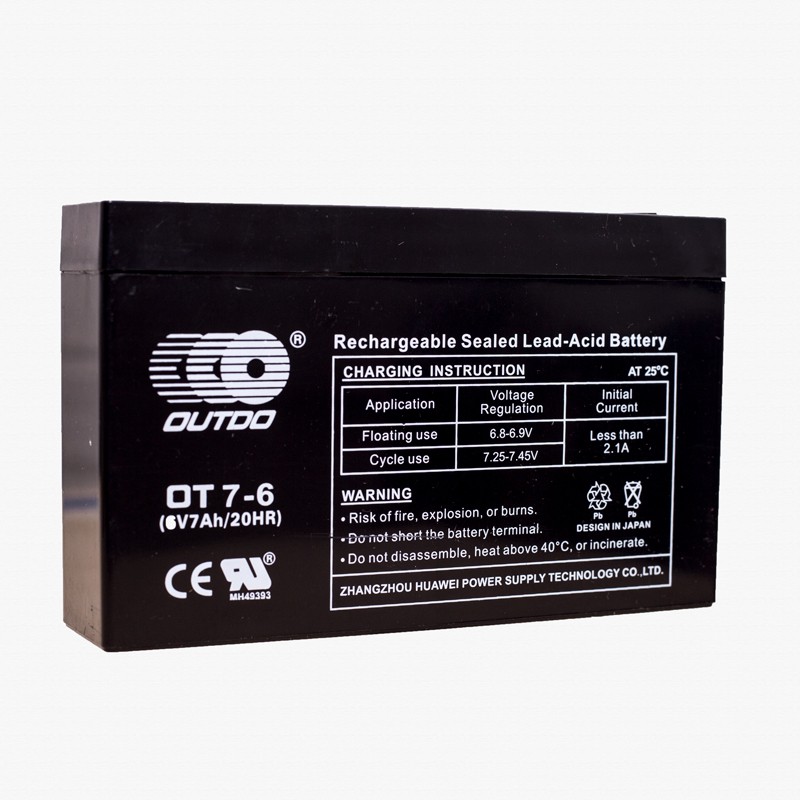 Ắc quy Outdo Ot7-6 (6V-7Ah)- xe điện trẻ em