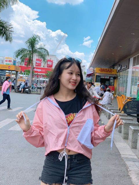 [RẺ BẤT NGỜ] ÁO KHOÁC DÙ NỮ CROPTOP CỰC XINH, cam kết hình thật 100% | BigBuy360 - bigbuy360.vn